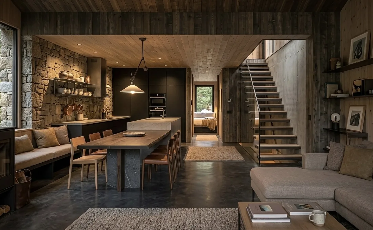 Casa Sierra Retiro — detalle constructivo